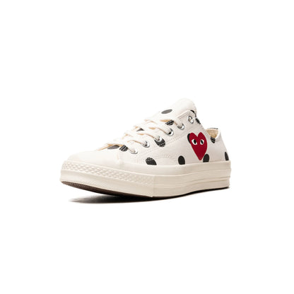 Converse Chuck Taylor All Star 70 Ox Comme des Garcons PLAY  Polka Dot White