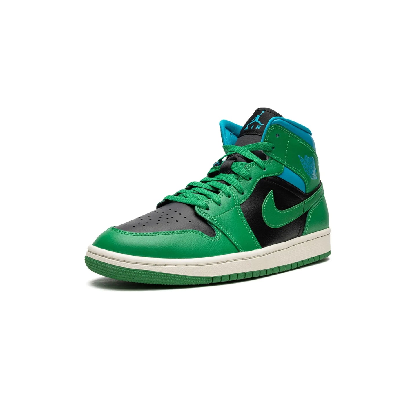 Jordan 1 Mid Lucky Green Aquatone (Women's)