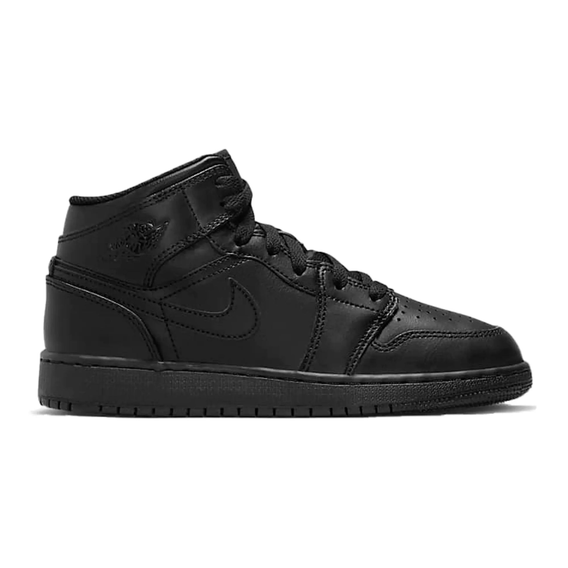 Jordan 1 Mid Triple Black (2022) (GS)