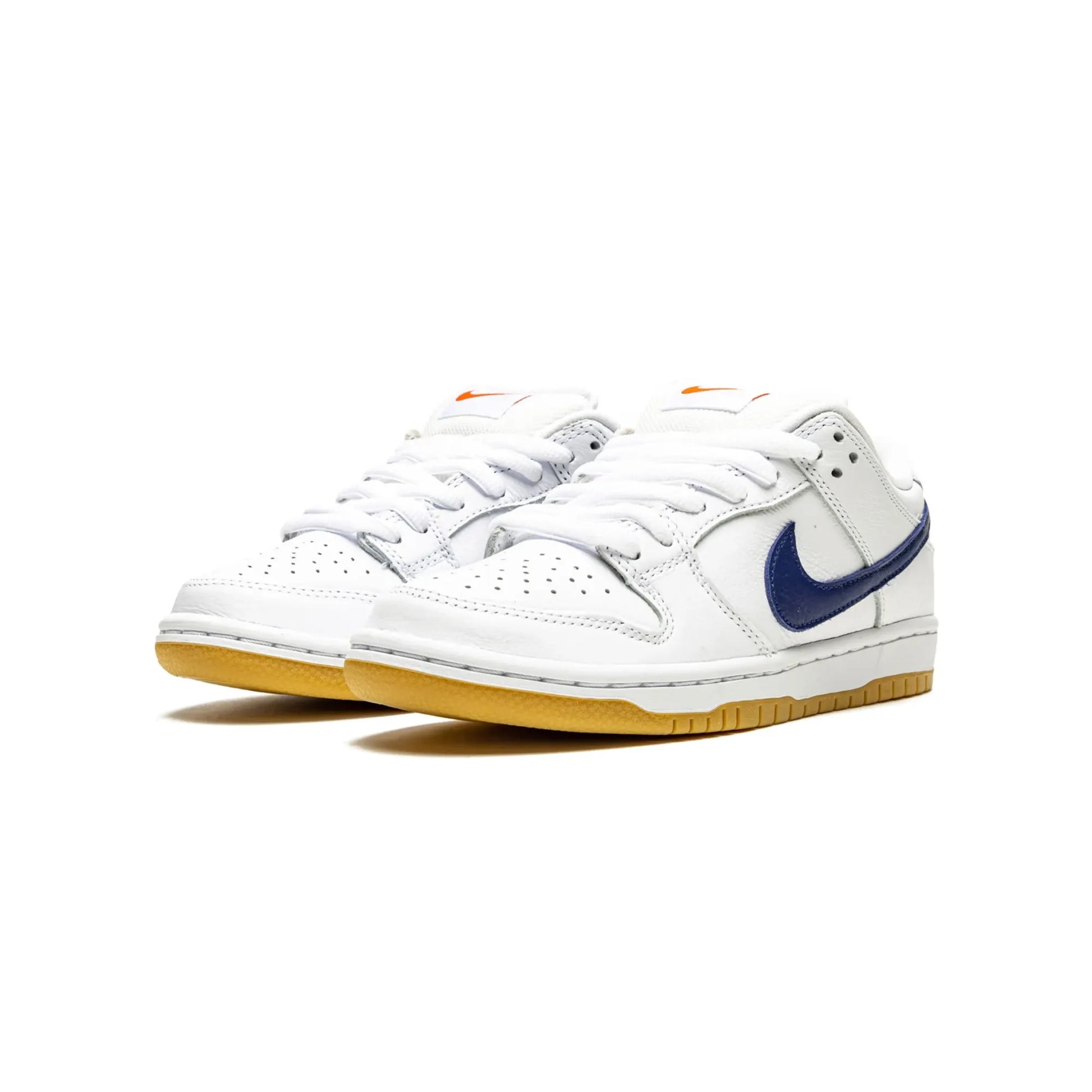 Nike SB Dunk Low Orange Label White Navy