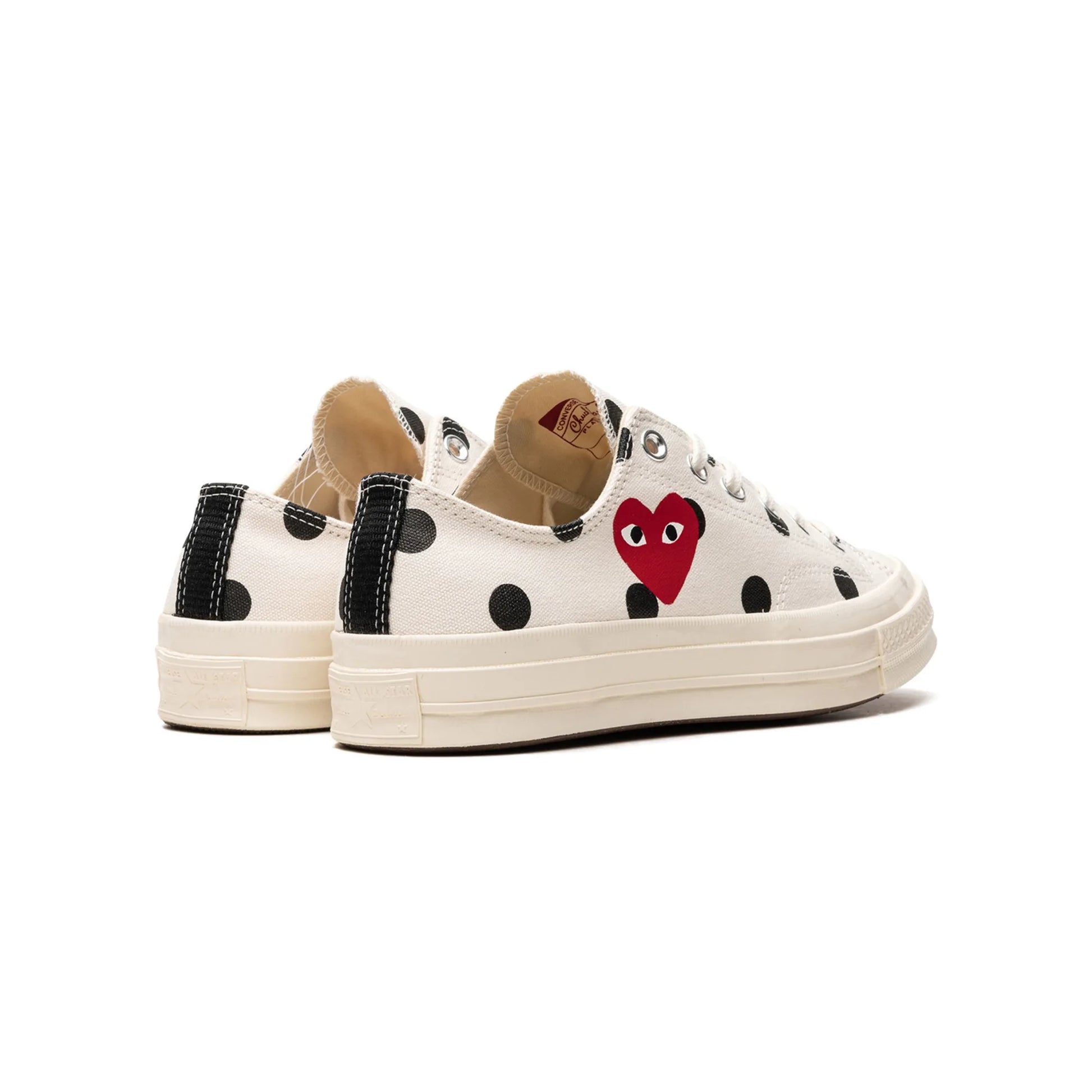 Converse Chuck Taylor All Star 70 Ox Comme des Garcons PLAY  Polka Dot White