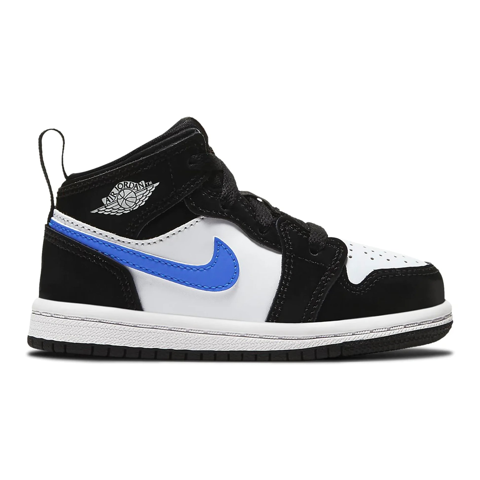 Jordan 1 Mid Black Racer Blue White (TD)