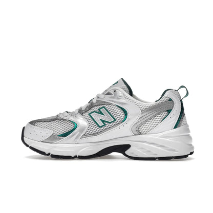 New Balance 530 White Silver Green