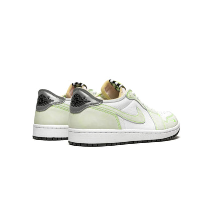 Jordan 1 Retro Low White Ghost Green Black