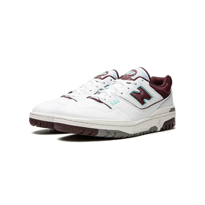 New Balance 550 Burgundy Cyan