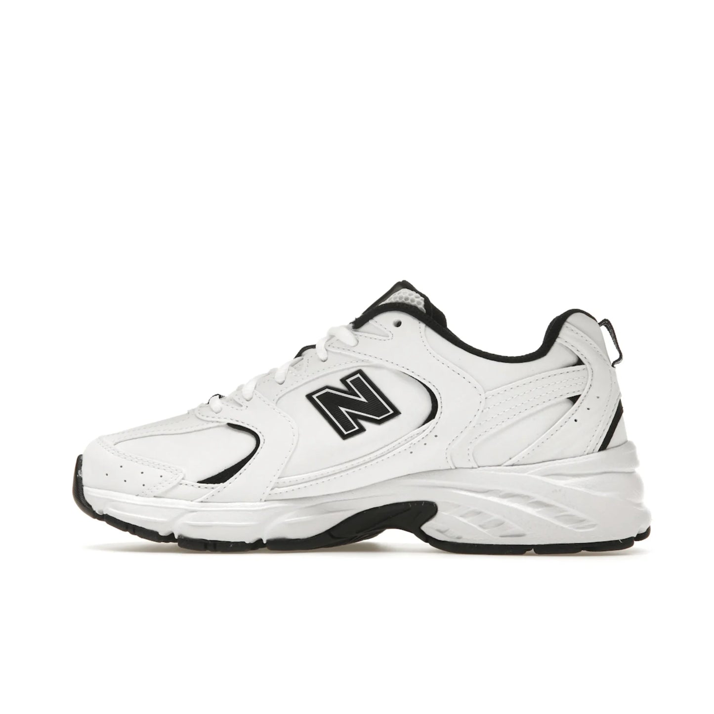 New Balance 530 White Black Leather