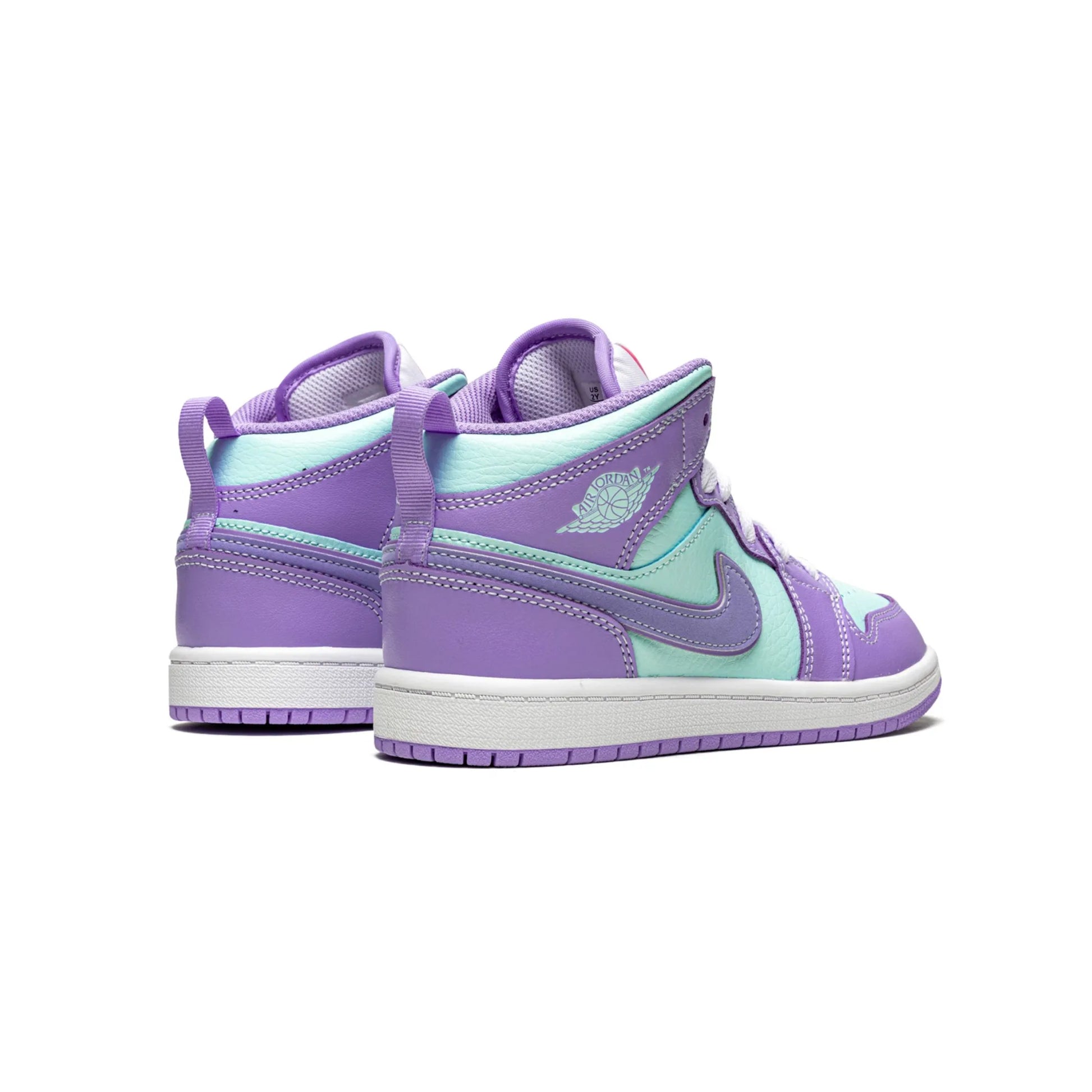 Jordan 1 Mid Purple Aqua (PS)