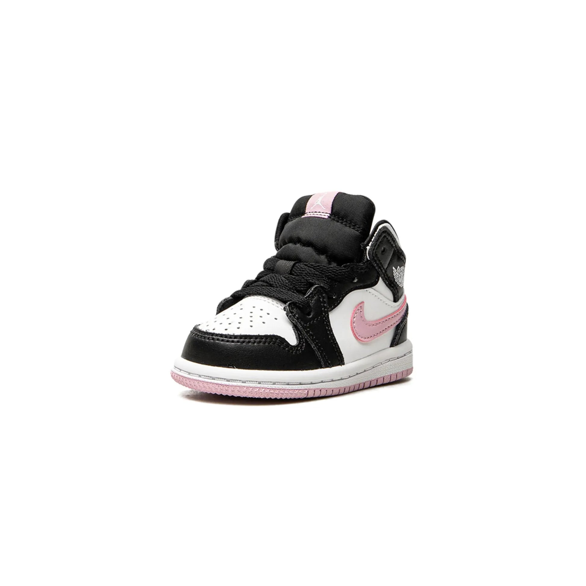 Jordan 1 Mid Black White Light Pink (TD)