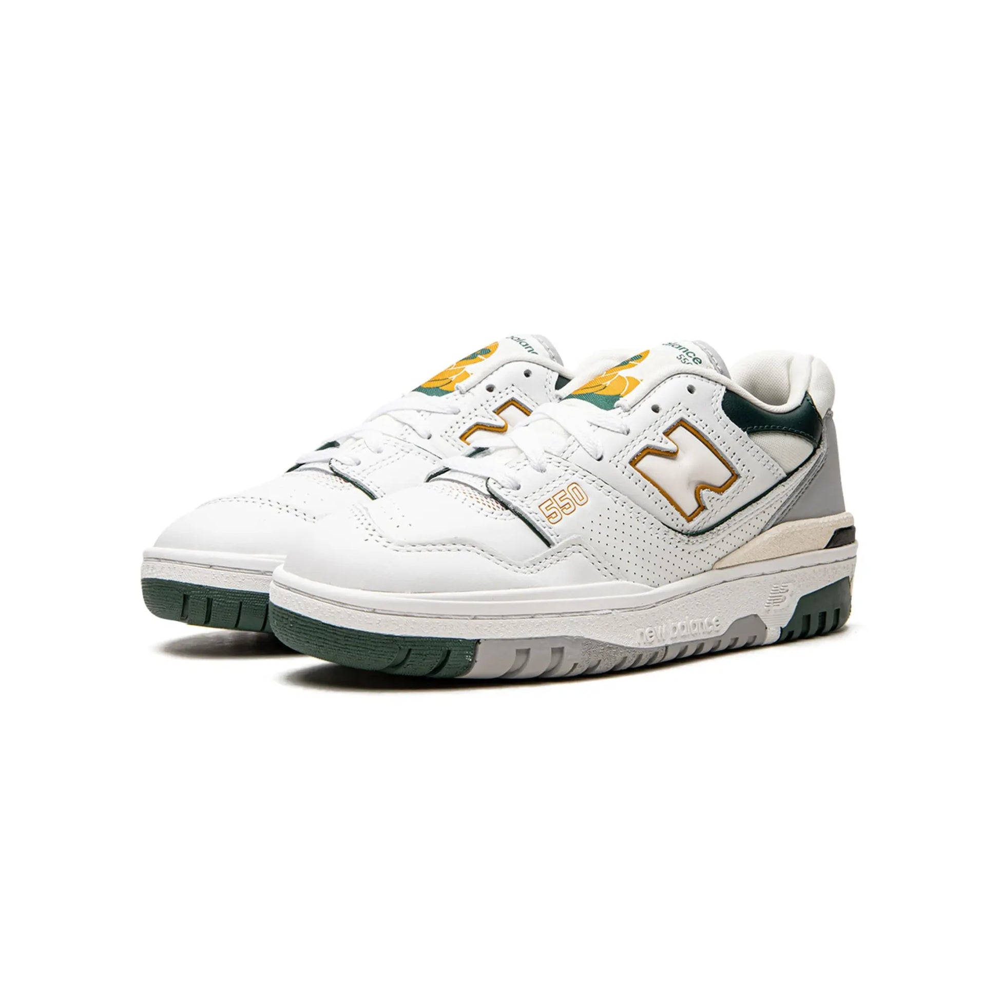 New Balance 550 White Nightwatch Green