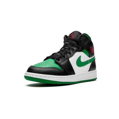 Jordan 1 Mid Green Toe (GS)