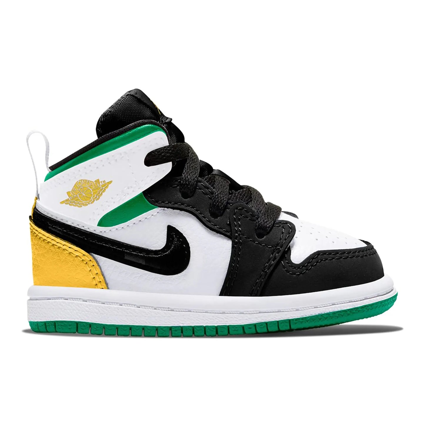 Jordan 1 Mid SE White Laser Orange Lucky Green (TD)