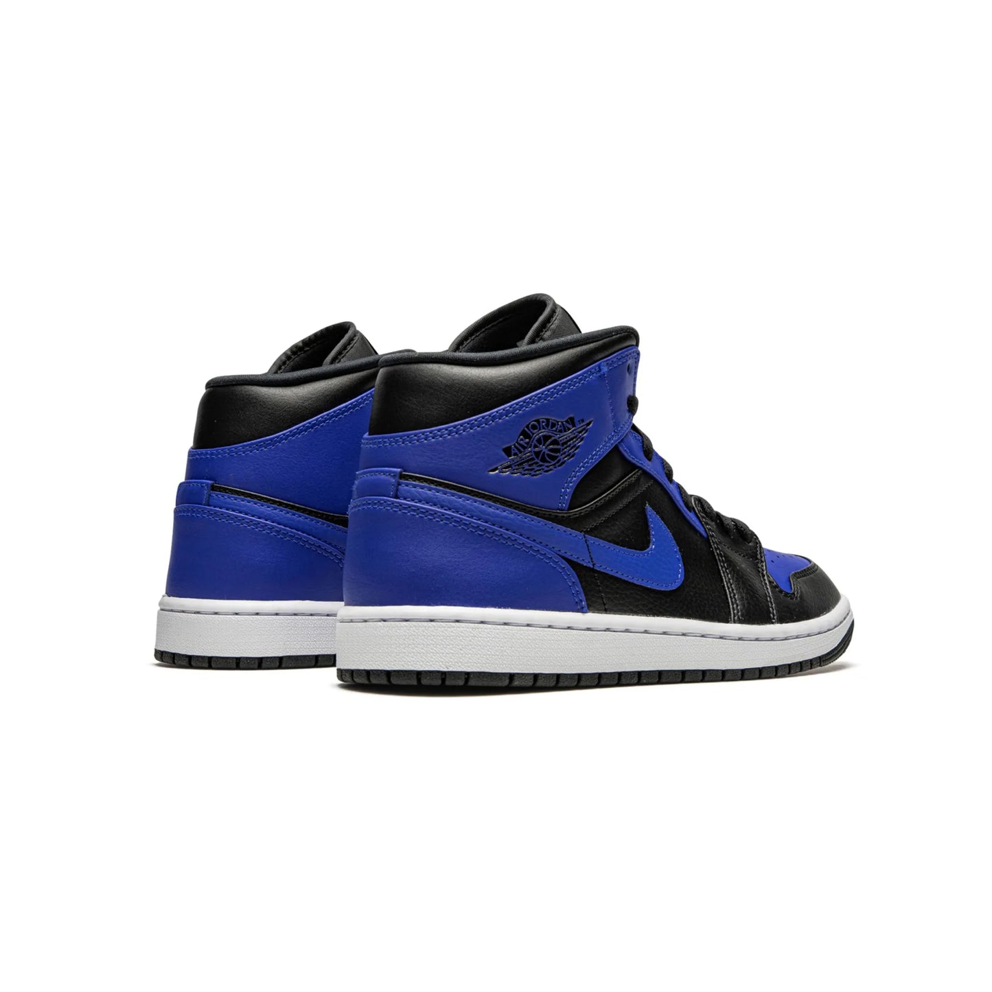 Jordan 1 Mid Hyper Royal Tumbled Leather