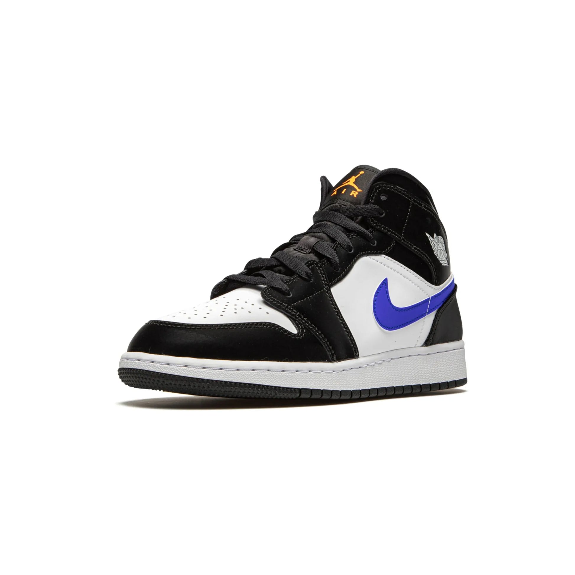 Jordan 1 Mid Black Racer Blue White (GS)