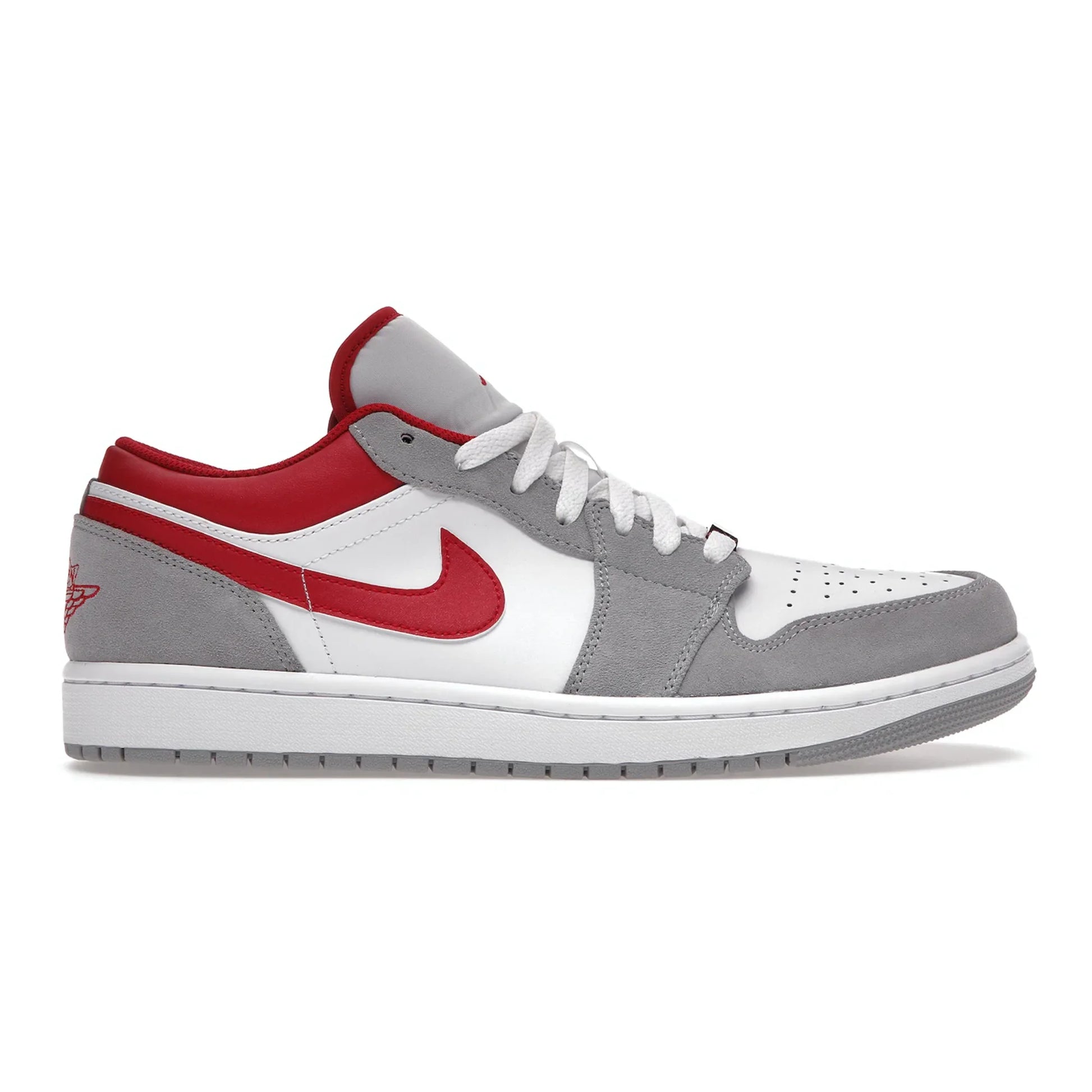 Jordan 1 Low SE Light Smoke Grey Gym Red