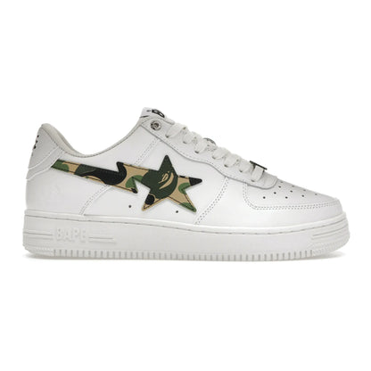 A Bathing Ape Bape Sta Low ABC Camo White Green (2022)