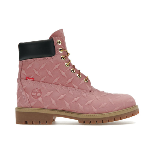 Timberland 6" Premium Waterproof Boot Supreme Diamond Plate Pink