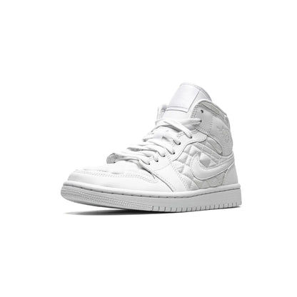 Jordan 1 Mid Quilted White (Women's)