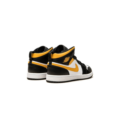 Jordan 1 Mid White Pollen Black (PS)