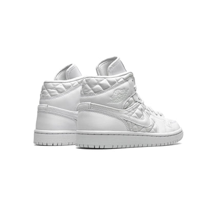 Jordan 1 Mid Quilted White (Women's)