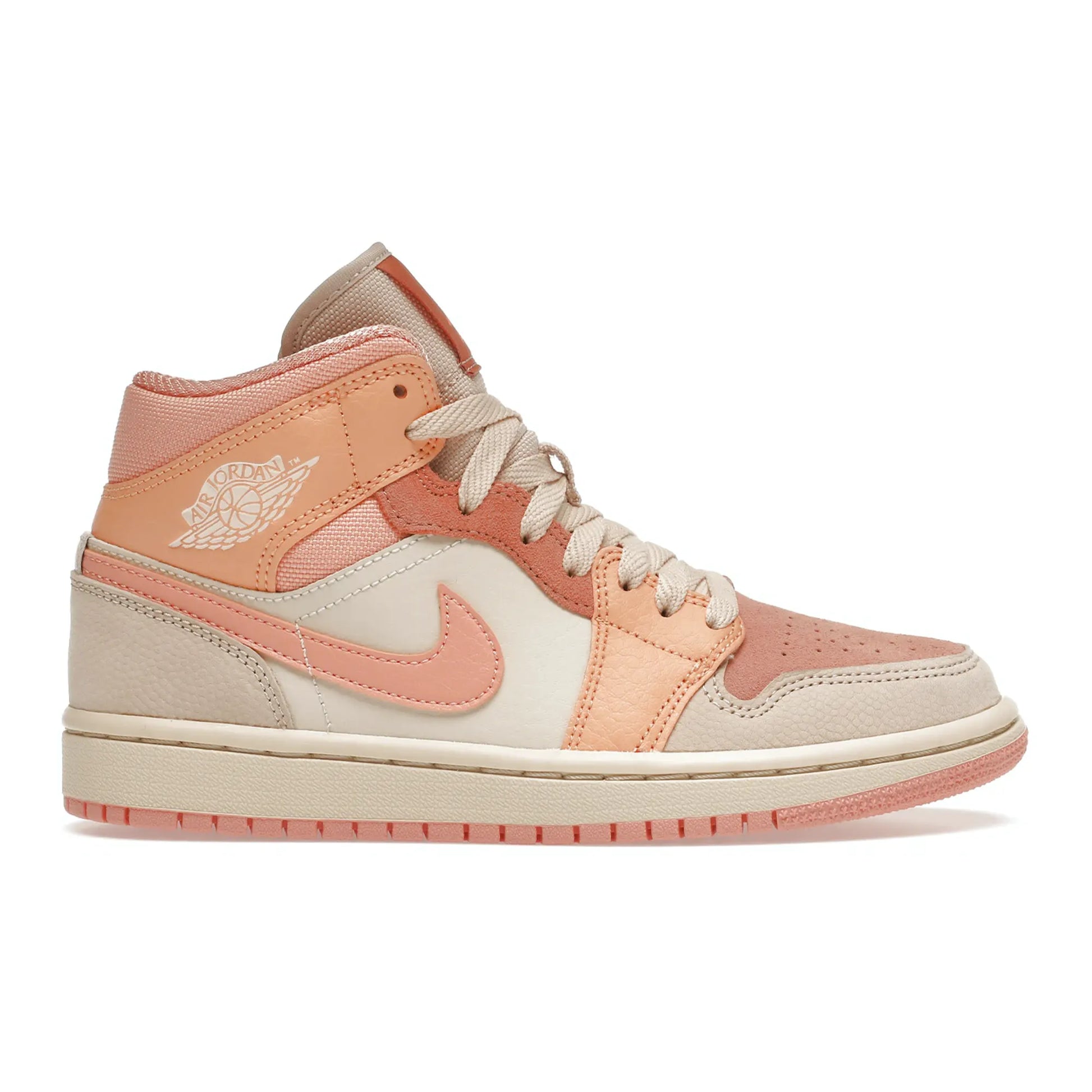 Jordan 1 Mid Apricot Orange (Women's)