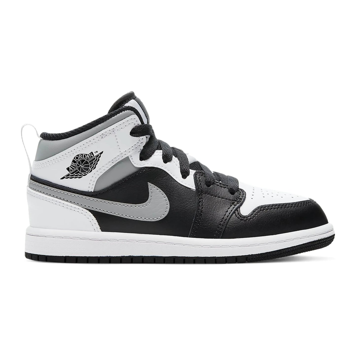 Jordan 1 Mid White Shadow (PS)