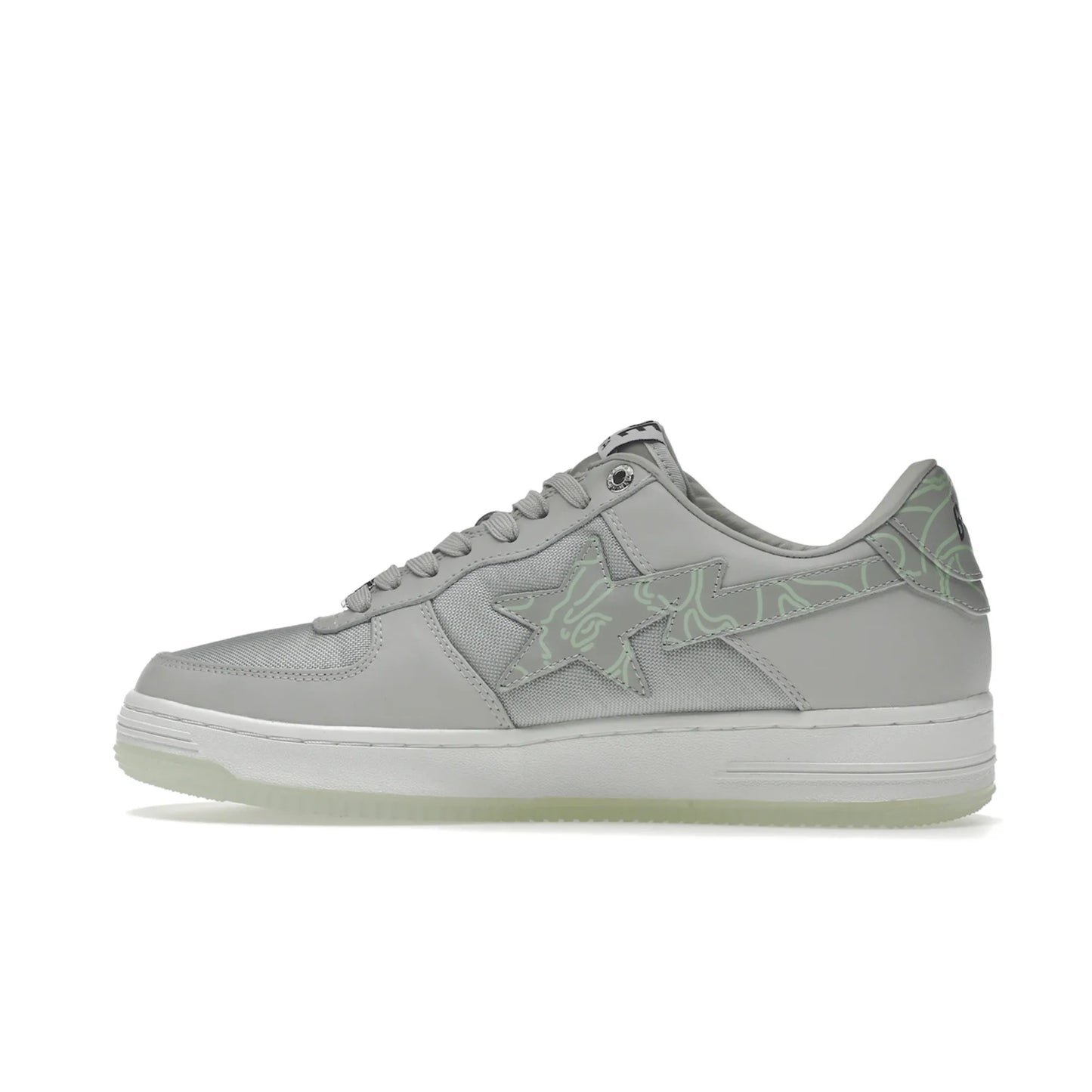 A Bathing Ape Bape Sta Text Code Camo Grey