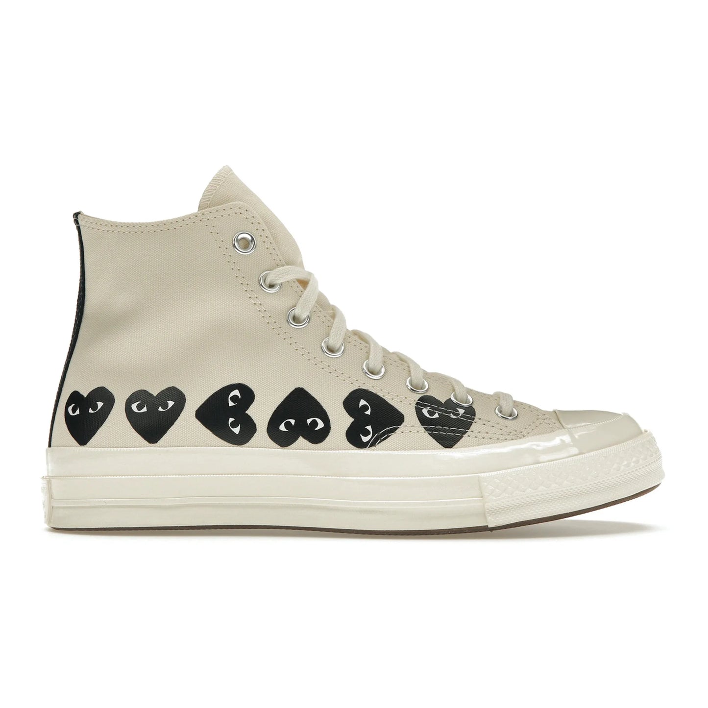 Converse Chuck Taylor All Star 70 Hi Comme des Garcons PLAY Multi-Heart Milk