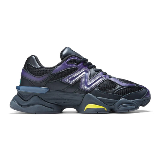 New Balance 9060 Mowalola Burglarwear Black Purple Yellow