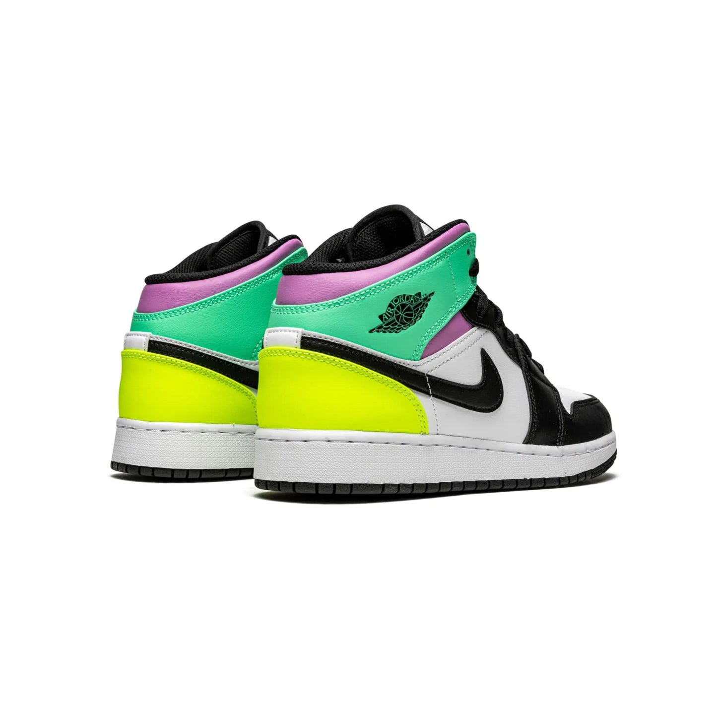 Jordan 1 Mid Pastel Black Toe (GS)