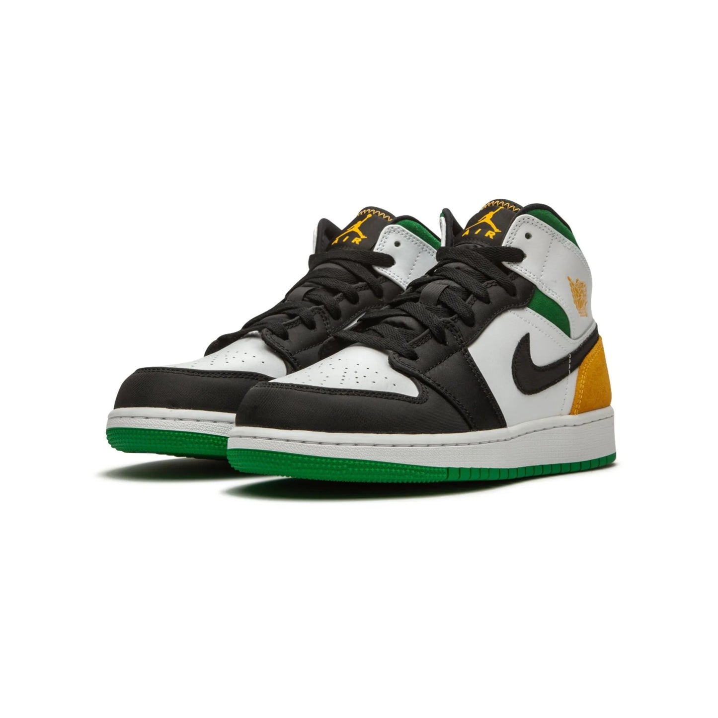 Jordan 1 Mid SE White Laser Orange Lucky Green (GS)