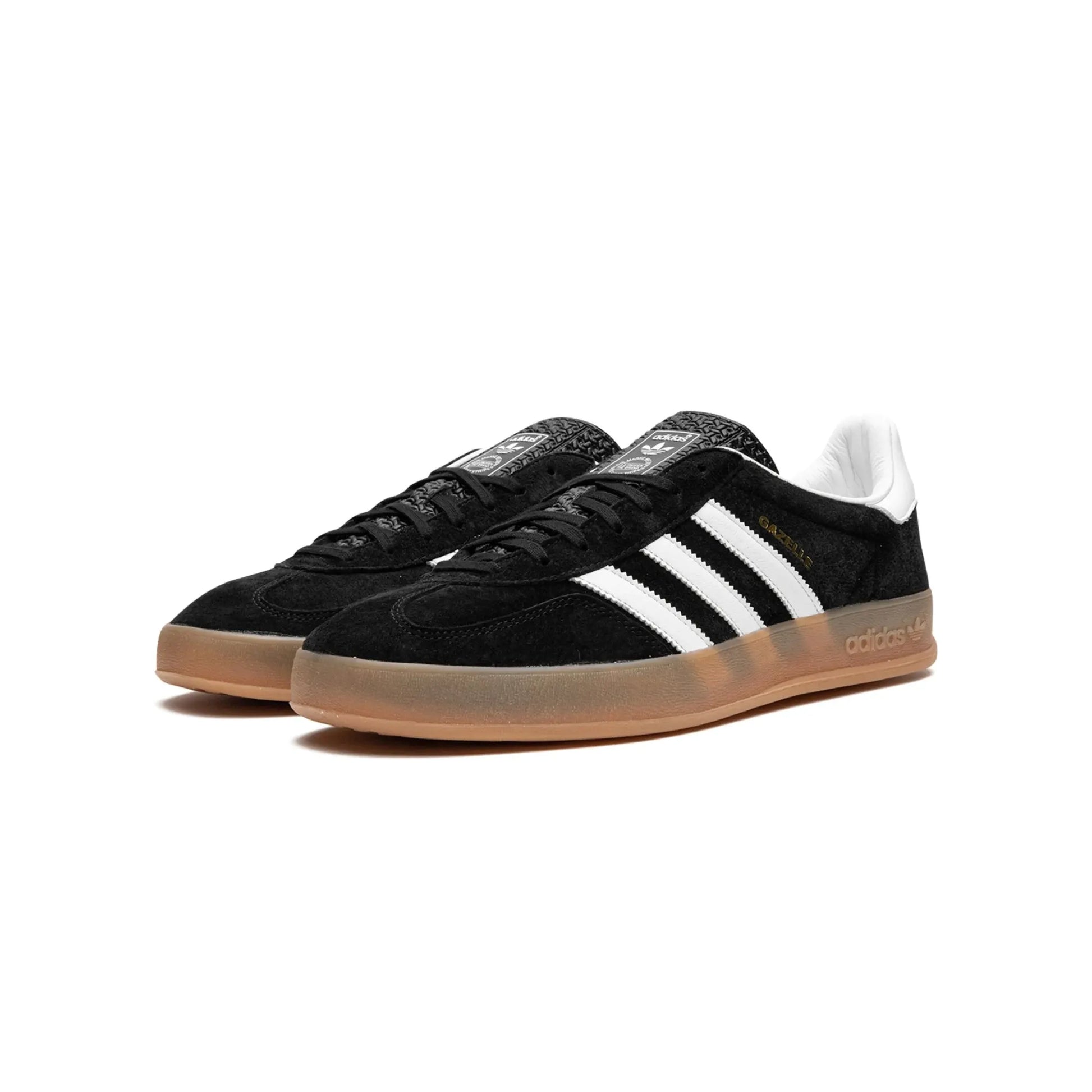 adidas Gazelle Black White Gum