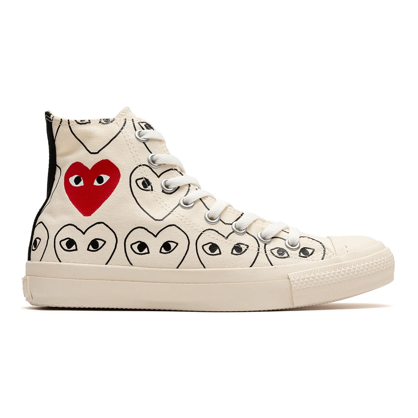 Converse Chuck Taylor All Star 70 Hi Comme des Garcons PLAY All-Over Natural