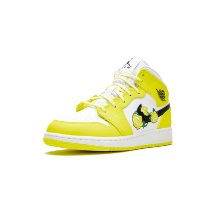 Jordan 1 Mid Dynamic Yellow Floral (GS)