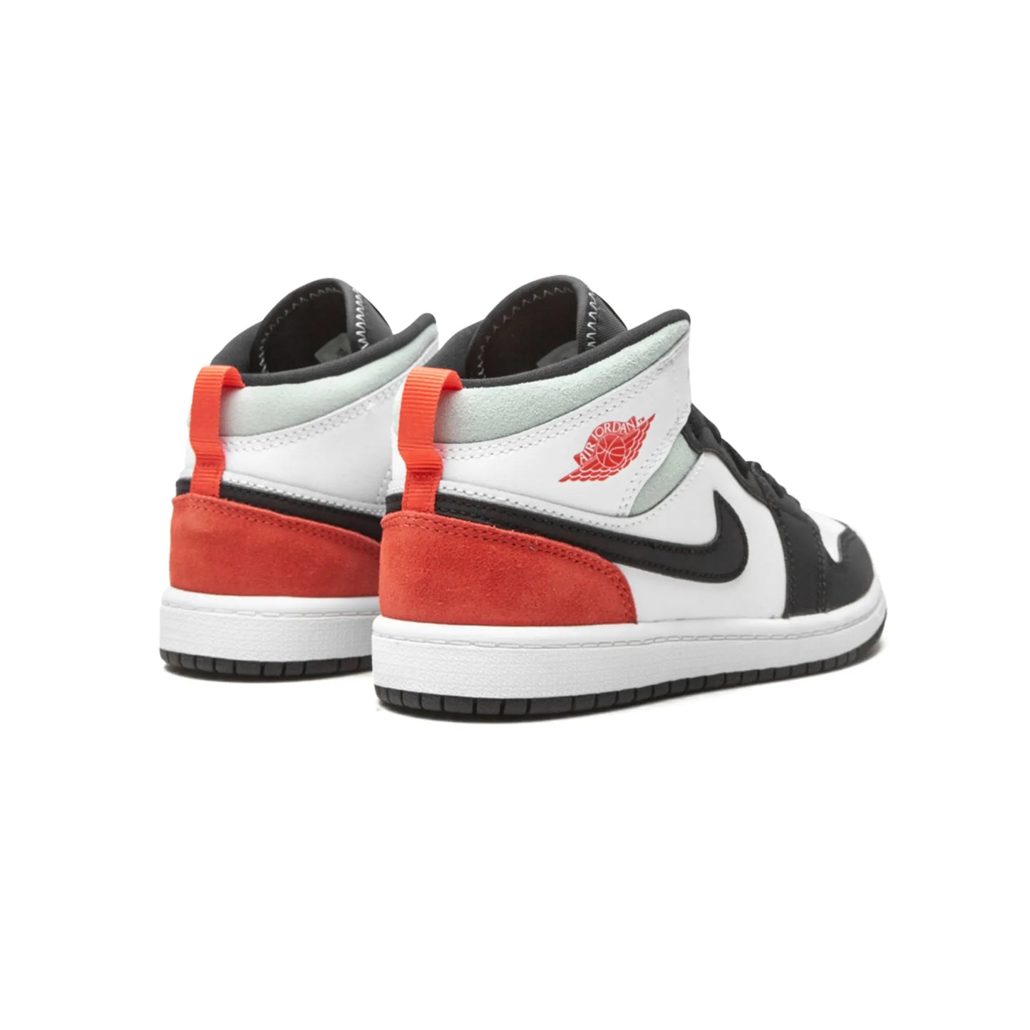 Jordan 1 Mid SE White Black Red Spruce (PS)