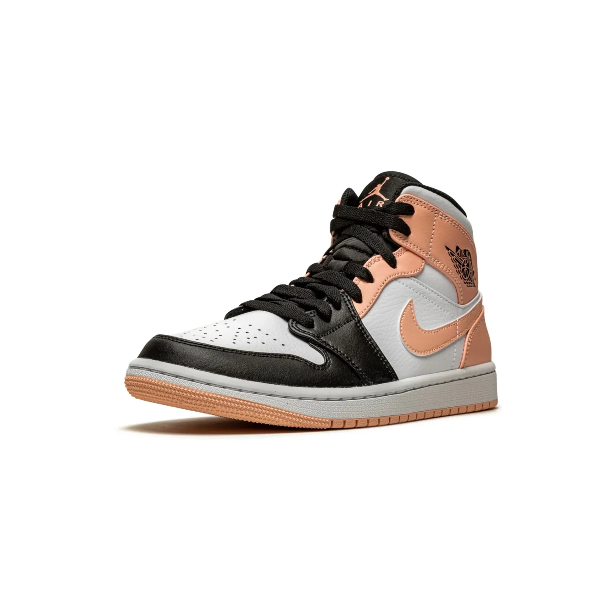 Jordan 1 Mid Arctic Orange Black Toe