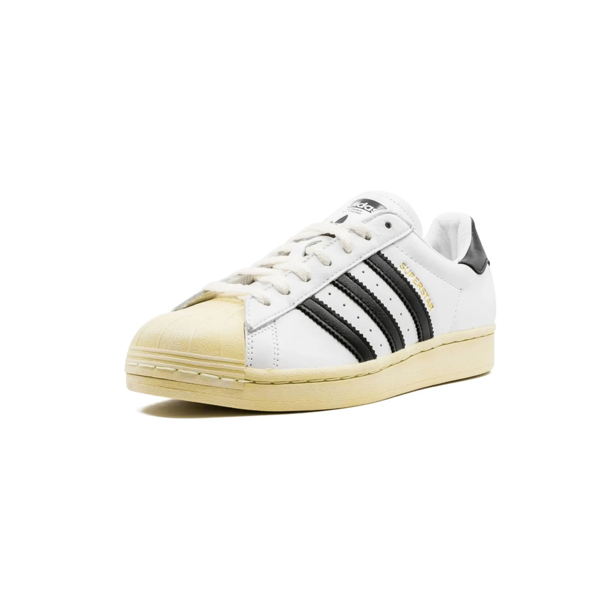 adidas Superstar White Black Aged Sole