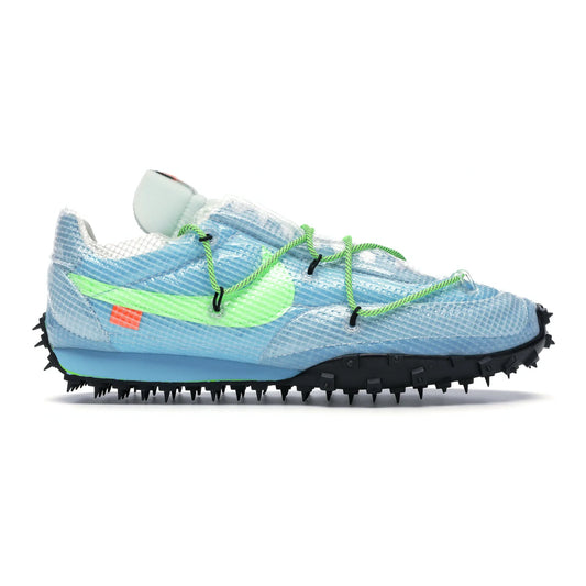 Nike Waffle Racer Off-White Vivid Sky (Women's)