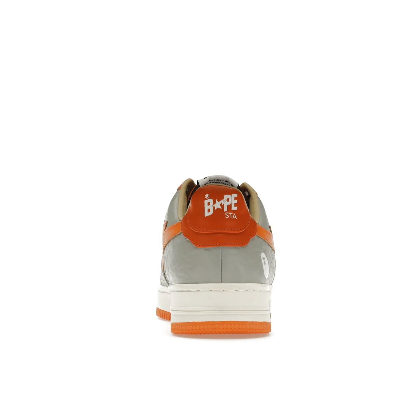 A Bathing Ape Bape Sta Low Grey Orange