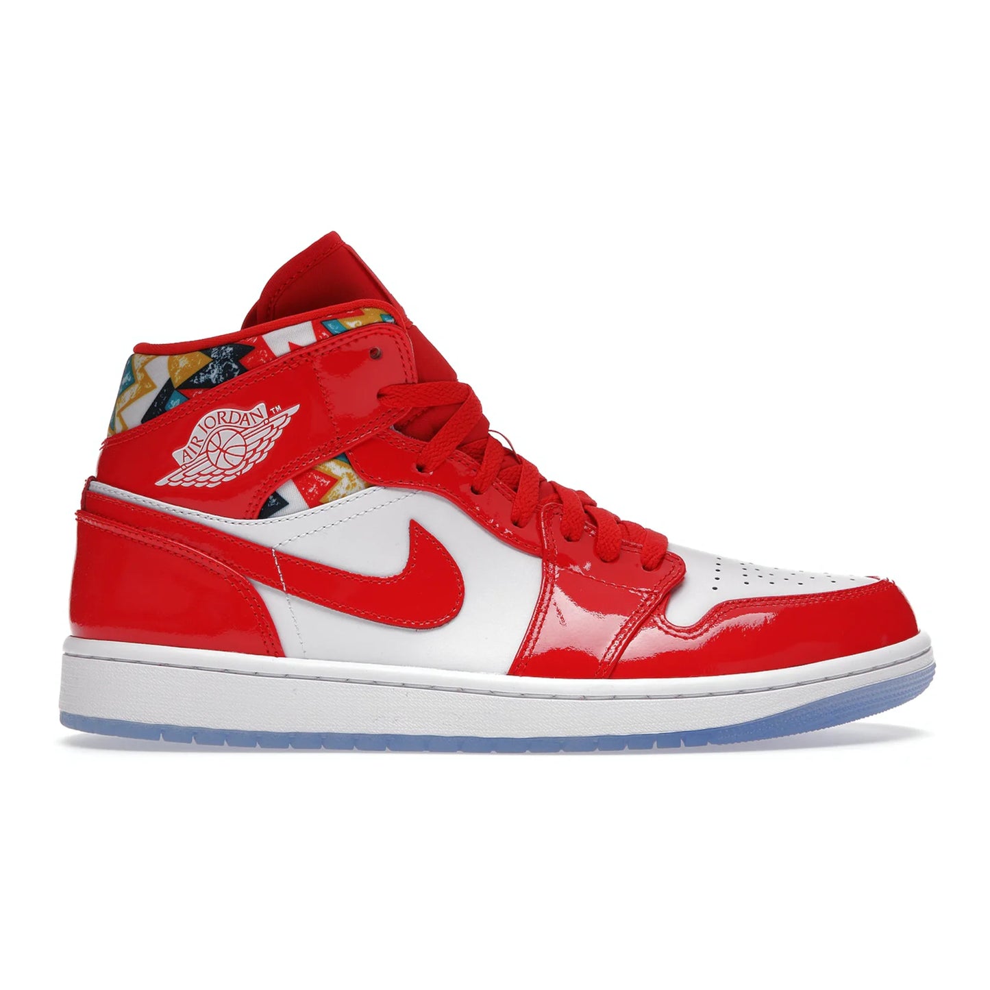 Jordan 1 Mid Barcelona Sweater Red Patent