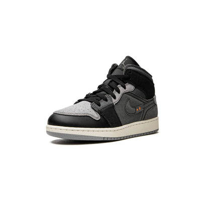 Jordan 1 Mid Craft Inside Out Black (GS)