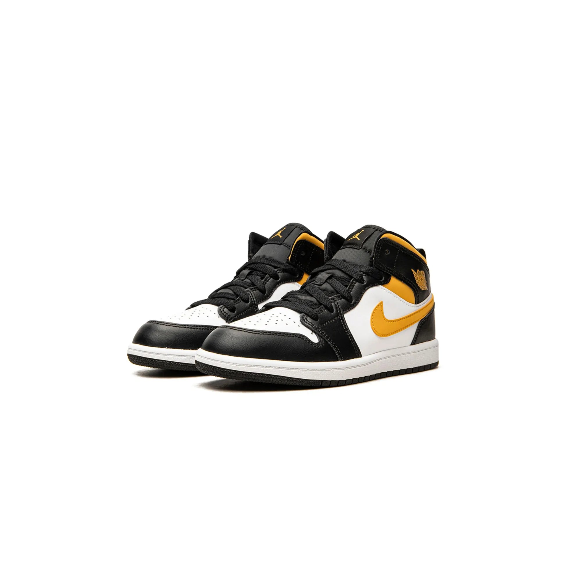 Jordan 1 Mid White Pollen Black (PS)