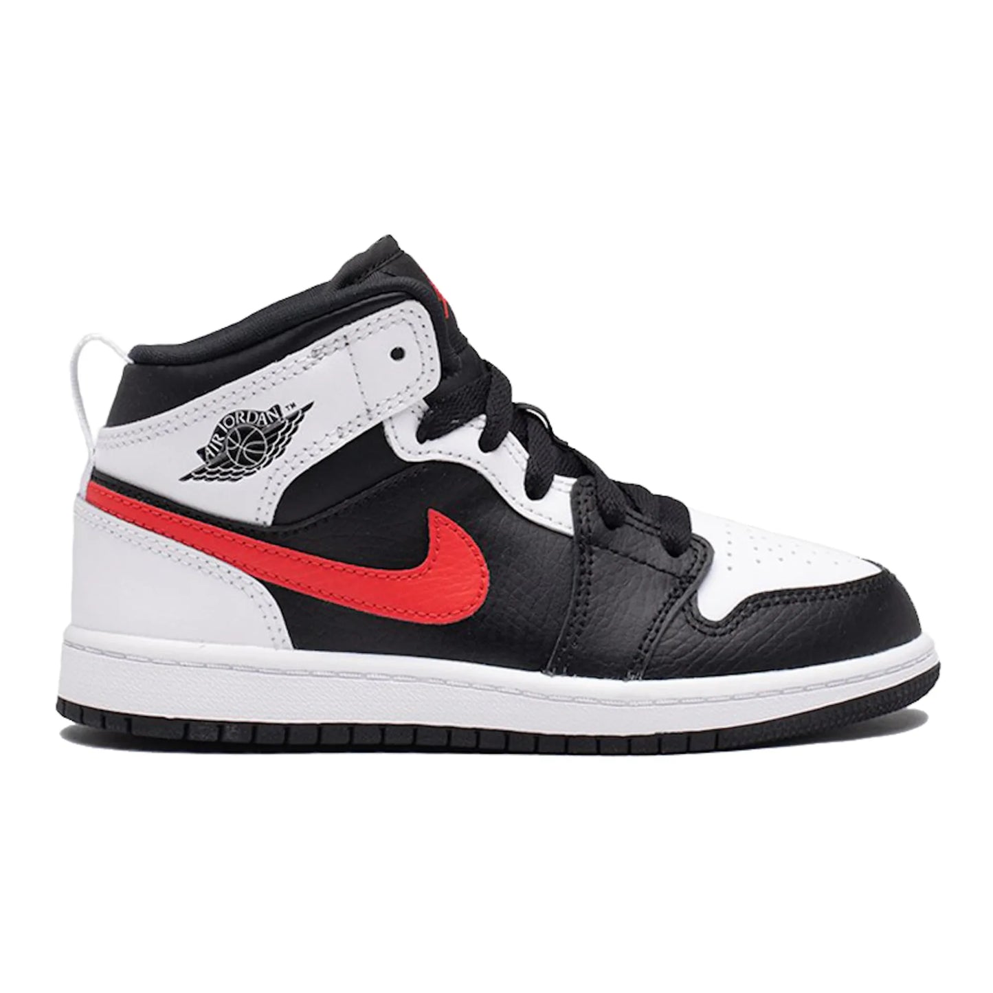 Jordan 1 Mid White Black Chile Red (PS)