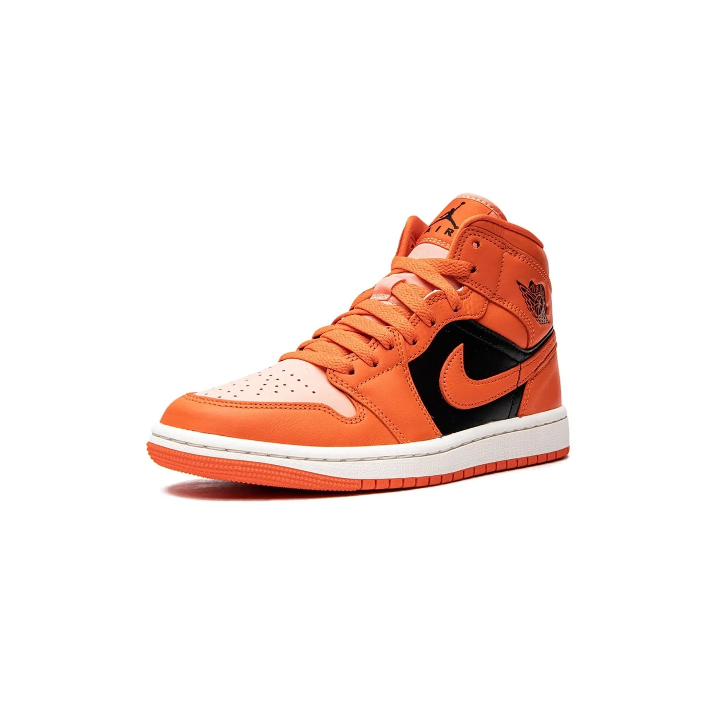 Jordan 1 Mid SE Rush Orange Crimson Bliss (Women's)