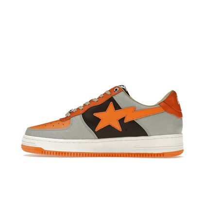 A Bathing Ape Bape Sta Low Grey Orange