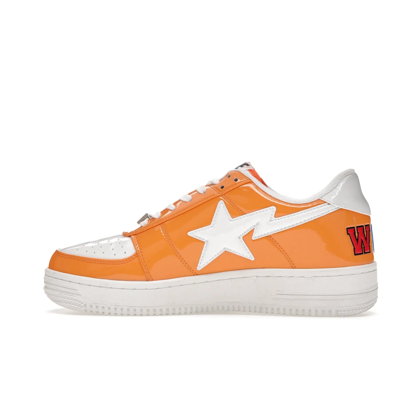 A Bathing Ape Bape Sta Low Color Block Shark Orange