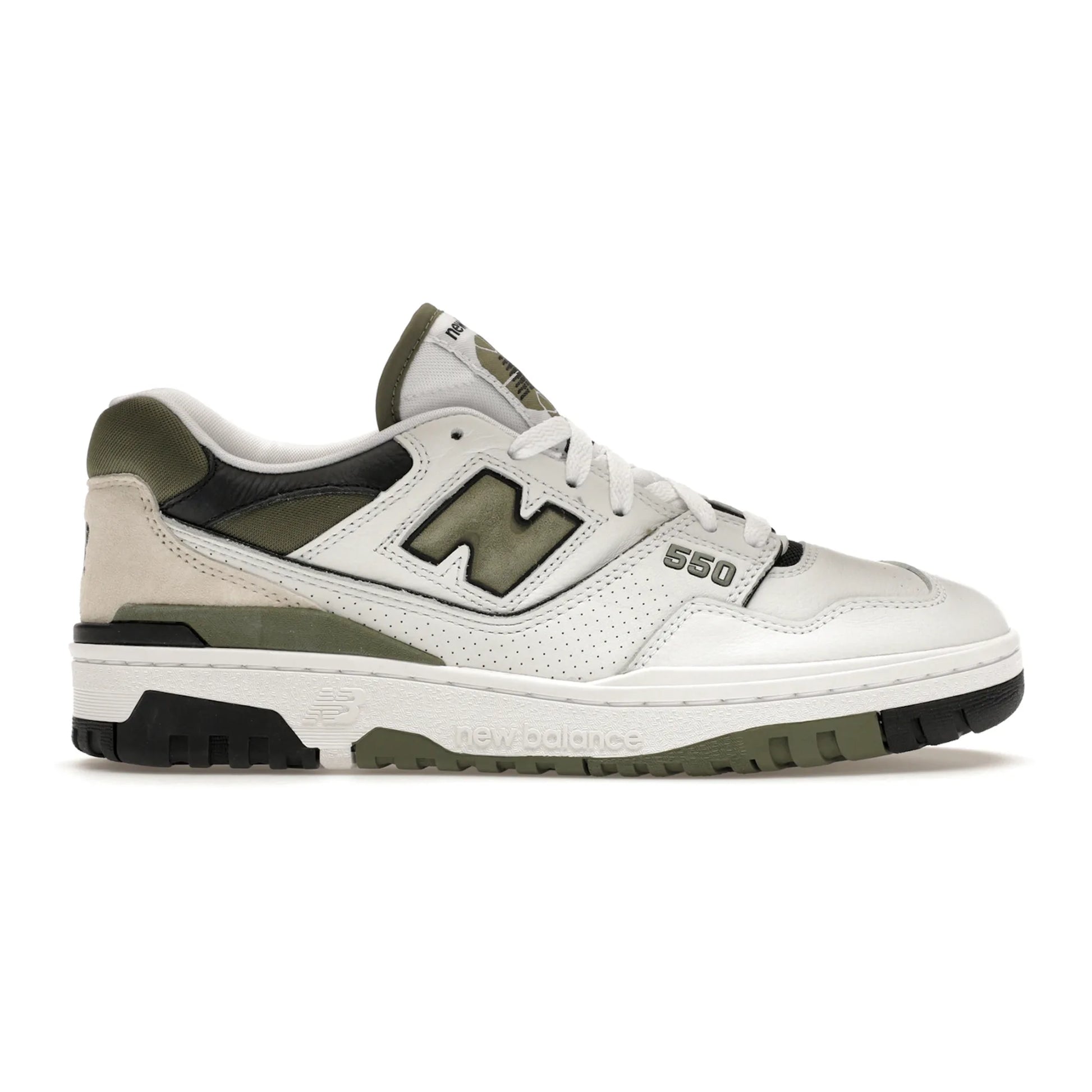 New Balance 550 White Dark Olivine