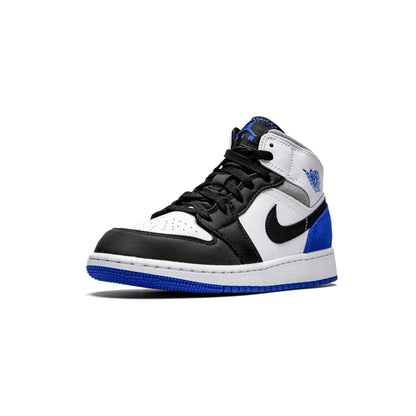 Jordan 1 Mid SE White Black Royal (GS)