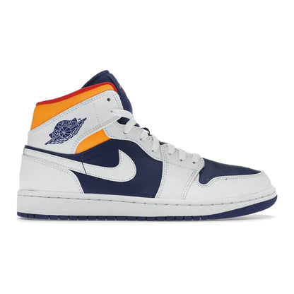 Jordan 1 Mid Royal Blue Laser Orange