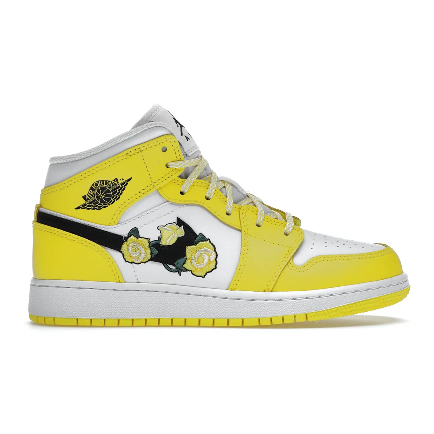 Jordan 1 Mid Dynamic Yellow Floral (GS)