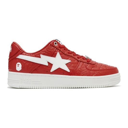 A Bathing Ape Bape Sta Low #3 Line Camo Red